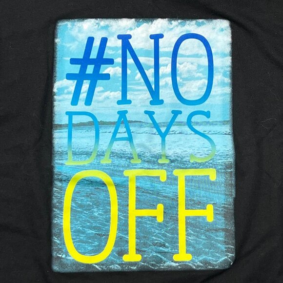 Danskin Now Graphic T-Shirt Womens Small 4-6 Black Tee Top‎ Dri More Semi Fitted - Picture 3 of 4